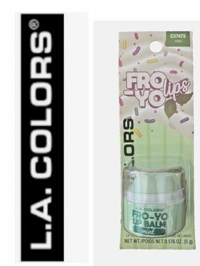 🔴 LA. Colors Fro-Yo Lip Balm in Mint
